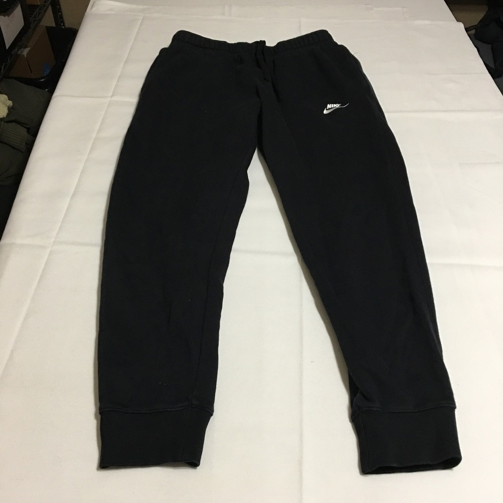 Nike Sportswear Club Fleece Joggers Mens Medium Black Sweatpants